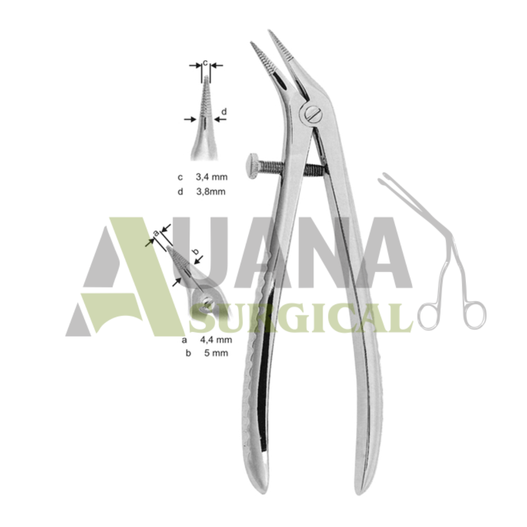 Tooth crown remover pliers