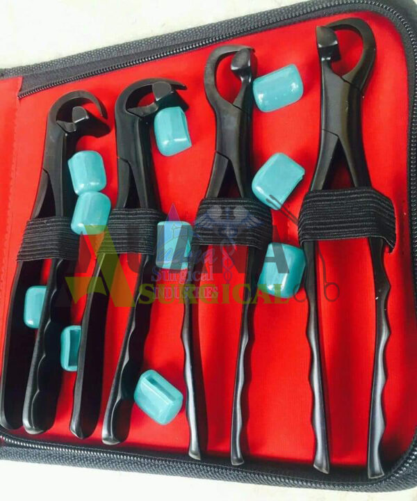 dental extracting Forceps Set 4 pcs