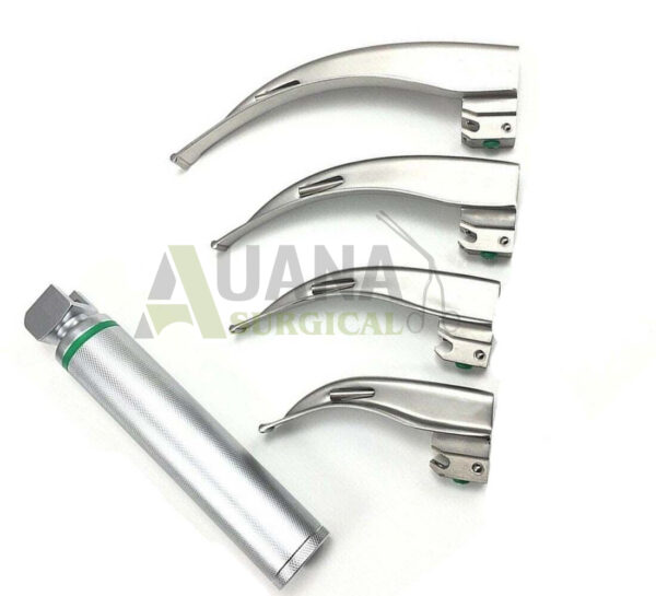 Laryngoscope With 4 Blades Adult