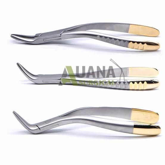 Dental Forceps Root Fragment Minimally Invasive Tooth Extraction Forceps Tooth Pliers Instrument Curved Maxillary