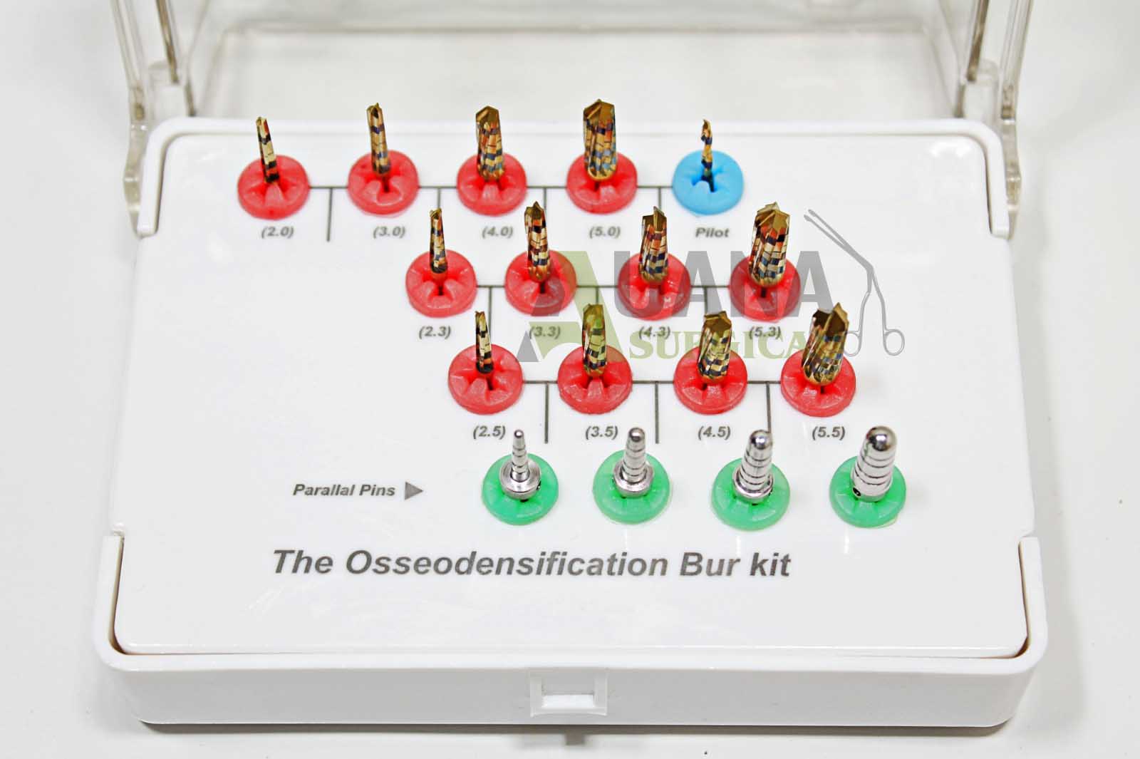 Osseodensification Burs Kit with New Autoclavable Box